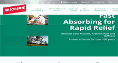 Desktop Screenshot of absorbinejr.com